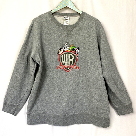 Warner Bros. Other - Vintage Warner Bros Sweatshirt Men Large Taz Bugs Bunny Sylvester Marvin Martian